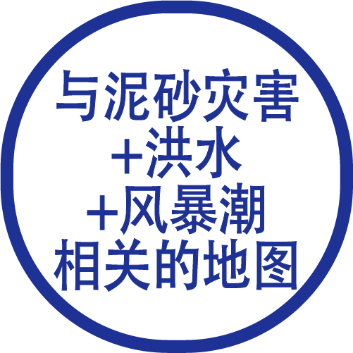 泥砂灾害+洪水+风暴潮