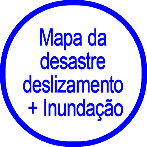 Desastre deslizamento + inundação escala estimada