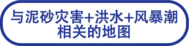 泥砂灾害+洪水+风暴潮