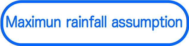 Maximun rainfall assumption