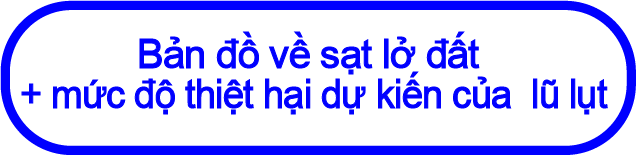 Sạt lở đất + mức độ thiệt hại dự kiến của lũ lụt