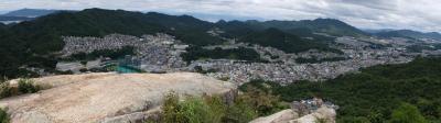 八畳岩から眺める昭和地区