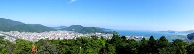 山頂から眺める阿賀・広地区
