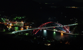 第二音戸大橋ライトアップ写真