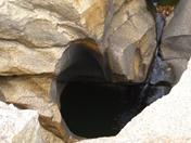 二級峡の甌穴