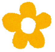 黄色の花のイラスト