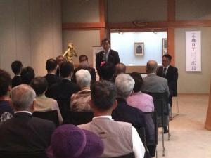 蘭島閣美術館特別展「小磯良平，そして広島」開会式