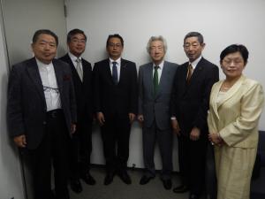 小泉 純一郎 元首相，中川 秀直 元内閣官房長官，能勢 和子 元衆議院議員, 呉法人会の 堂下 大地 会長