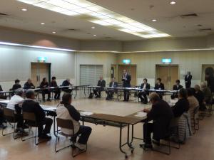 第８・三条・川原石地区自治会連合会等との意見交換会