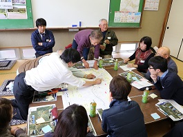 中畑・下垣内地区でのワークショップの様子