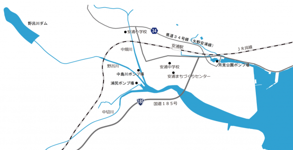 野呂川水系の確実な整備の実施