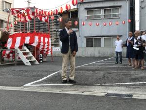 吉浦ふれあい盆踊りと土曜市