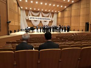 呉少年合唱団定期演奏会　関係者への激励