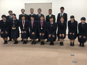 清水ヶ丘高等学校 ソフトボール部・ソフトテニス部の　国際大会・全国大会出場報告