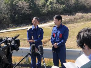 広島県知事による安浦地区災害復旧・復興状況視察への同行