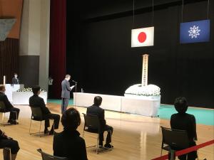 平成30年７月豪雨災害犠牲者追悼行事