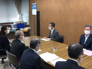 広島県教育教育委員会の　平川　理恵　教育長ほか（県提案活動）