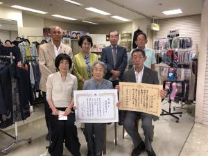 100歳到達者のお祝い訪問（徳満　様）