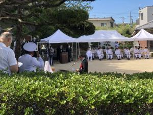 呉海軍墓地合同追悼式
