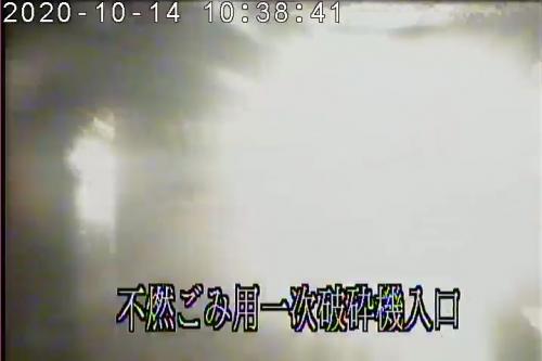 (2)令和２年１０月１４日　午前１０時３８分４１秒　発火の瞬間