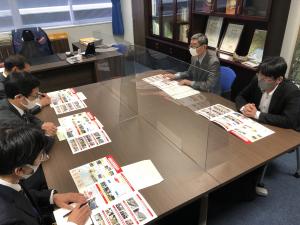 要望活動（広島西部山系砂防事務所長）