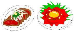 生食用食肉（牛肉）のイラスト