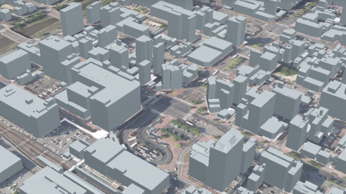 国土交通省「Project PLATEAU(プラトー)」において呉市の3D都市
