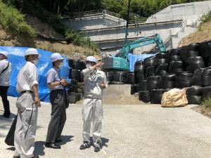 大盤川支川砂防工事現場見学会02