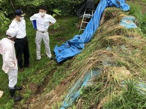 大雨被災箇所確認（郷原１）