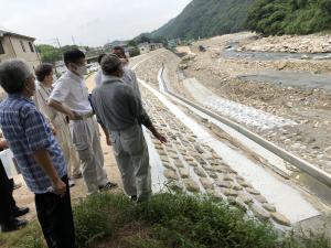 大雨被災箇所確認（石内１）