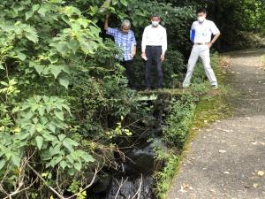 大雨被災箇所確認（石内２）