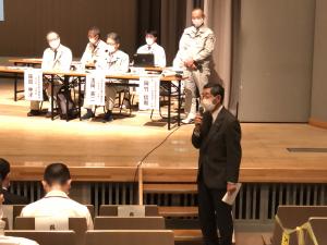 野呂川河川改修工事説明会