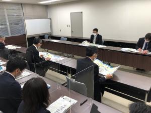 幹線道路期成同盟会会長として 中国地方整備局道路部の 伊藤高 部長への要望活動02