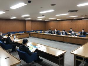 幹線道路期成同盟会会長として 広島県土木建築局の 上田隆博 都市建築技術審議官への要望活動02