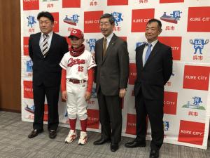 カープジュニアに選ばれた川瀬選手