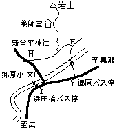 岩山 （城山）地図