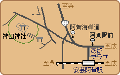 絵馬と社叢（しゃそう）地図