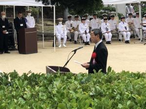 呉海軍墓地合同追悼式
