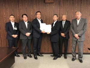 幹線道路期成同盟会会長として 広島県土木建築局の 上田隆博10局長ほかへの 令和５年度道路関係予算に関する要望活動