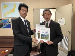 国土交通省水管理・国土保全局の 岡村次郎 局長への 令和5年度予算に係る要望活動01