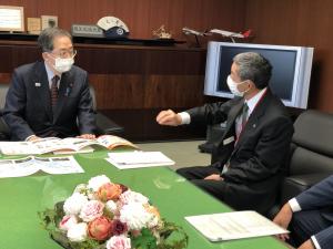 道路整備促進関係6期成同盟会会長として 斉藤鉄夫 国土交通大臣への 令和5年度予算に係る要望活動02