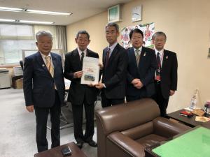 道路整備促進関係6期成同盟会会長として 国土交通省都市局の 天河宏文 局長への 令和5年度予算に係る要望活動01