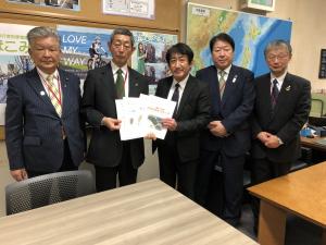 道路整備促進関係6期成同盟会会長として 国土交通省道路局の 丹羽克彦 局長への 令和5年度予算に係る要望活動01