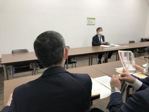 広島県土木協会として 財務省主計局の 坂本成範 国土交通・公共事業総括担当主計官への要望活動02