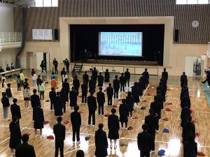令和5年4月に開校する呉市立天応学園の校歌披露の会