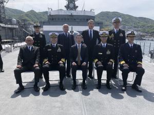 海上自衛隊練習艦隊令和5年度近海練習航海入港出迎え行事02