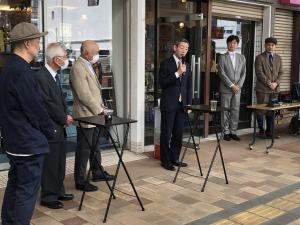 「迷路探偵ピエールれんがどおりの秘宝を探せ」カミガキヒロフミ展レセプション