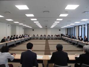 安全会議の会場全体図