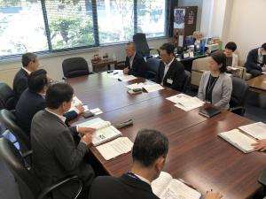 広島県地域政策局の 杉山亮一 局長 ほか（中田光政 呉市議会議長とともに令和6年度広島県予算提案活動）02