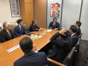 治水事業及び災害復旧促進に係る広島県要望団として 小島敏文 衆議院議員への要望活動02